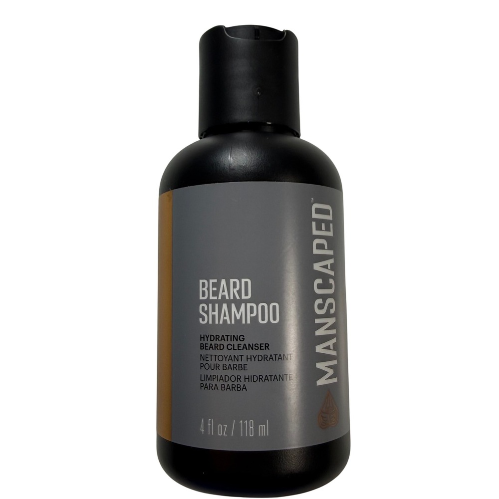 Manscaped Beard Shampoo‎ Hydrating Beard Cleanser 4oz New